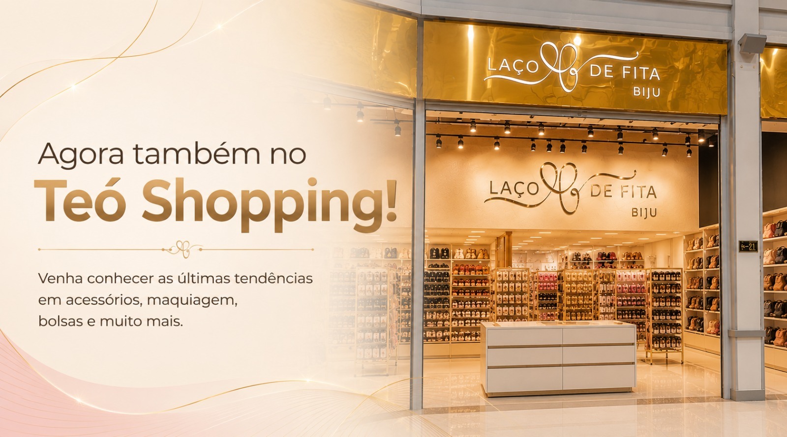 Laço de Fita Biju no Teó Shopping
