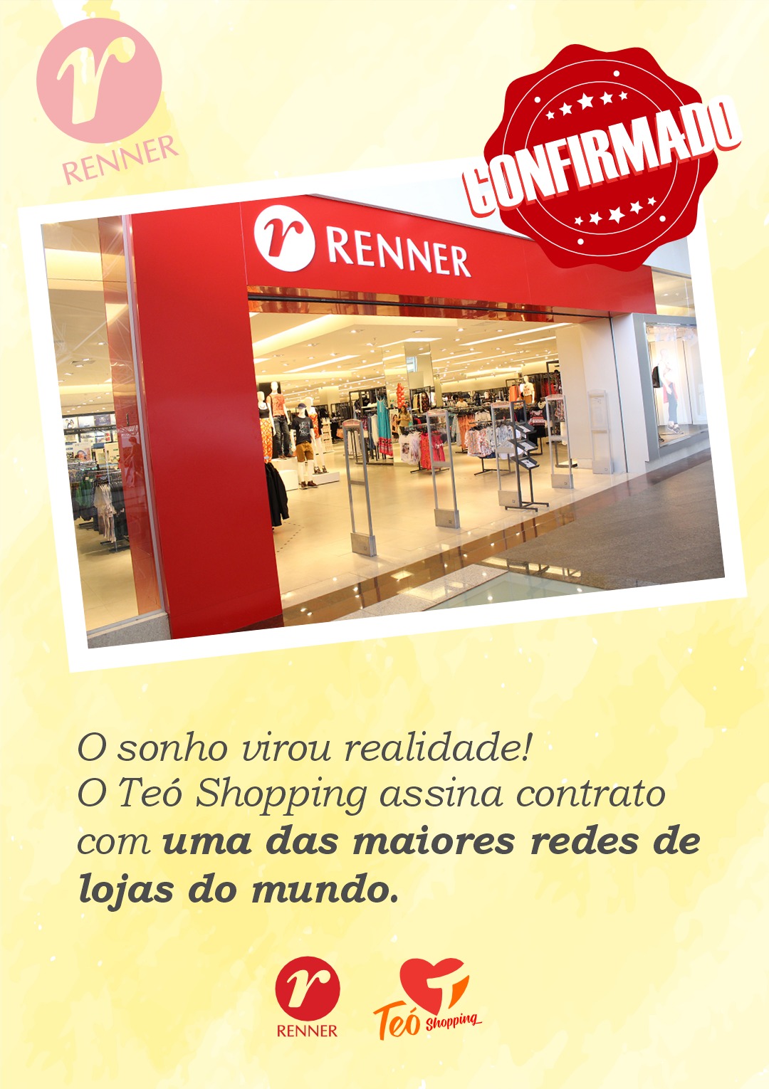 Nova Loja Confirmada no Teó Shopping